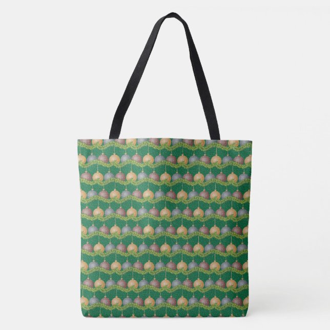 Weihnachtsgarten und -schmuck tasche (Vorderseite)