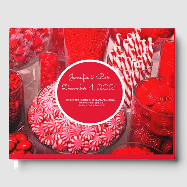 Weihnachtsgastbuch Gästebuch (Vorderseite)