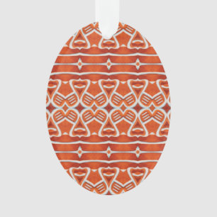 WEIHNACHTSGEBÄCK Acryl-Ovaler Weihnachtsanhänger Ornament