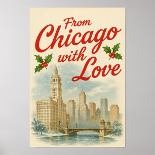 Weihnachtsgebäck - aus Chicago mit Liebe Poster