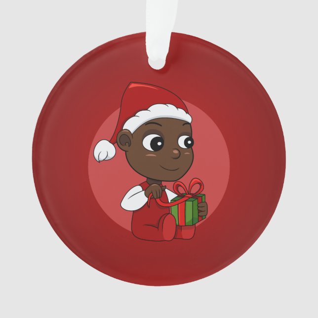 Weihnachtsgebäck-Cartoon Ornament (Vorderseite)