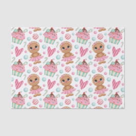 Weihnachtsgebäck Cookie Girl Candy & Cupcakes Seidenpapier