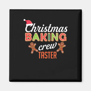 Weihnachtsgebäck Crew Taster Urlaub Spaß Backgesch Magnet