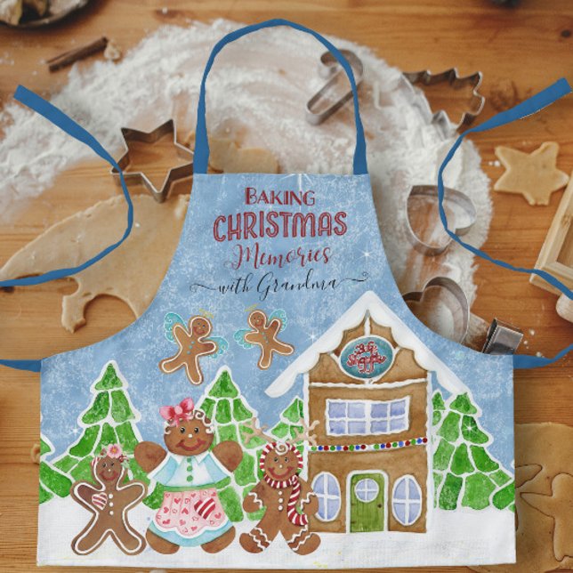 Weihnachtsgebäck Erinnerungen Oma Gingerbrei Mann Schürze (Von Creator hochgeladen)
