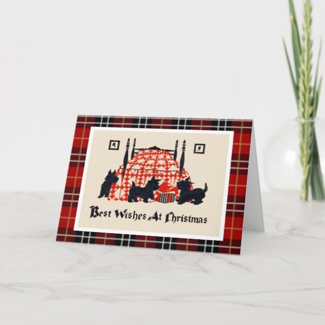 Weihnachtsgebäck Feiertagskarte (Vorderseite)