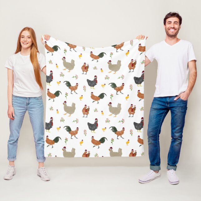 Weihnachtsgebäck Fleecedecke (Beispiel)