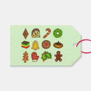 Weihnachtsgebäck frisch gebacken Weihnachtsgebäck Geschenkanhänger