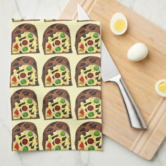 Weihnachtsgebäck Fruchtkuchen Handtuch (Viertel Falte)