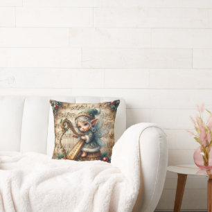 Weihnachtsgebäck für Harfe Kissen