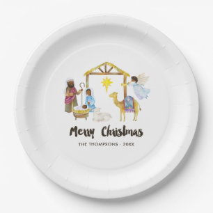 Weihnachtsgebäck für Wasserfarben - Weihnachtsgebä Pappteller