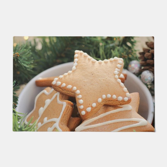 Weihnachtsgebäck Fußmatte (Vorderseite)