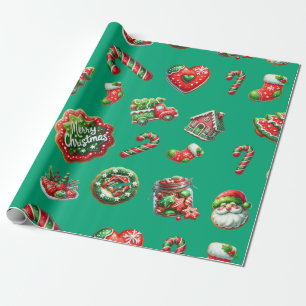 Weihnachtsgebäck Geschenkpapier