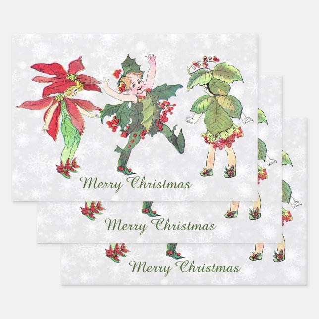 Weihnachtsgebäck Geschenkpapier Set (Set)