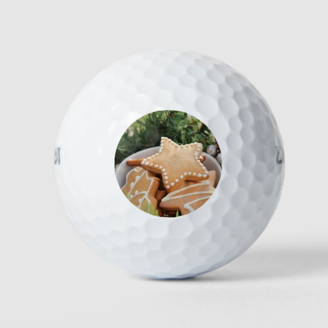 Weihnachtsgebäck Golfball (Vorderseite)