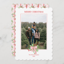 Weihnachtsgebäck & Holly Einladung