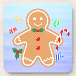 Weihnachtsgebäck Leckerei Gingerbread Man Candy Ca Getränkeuntersetzer