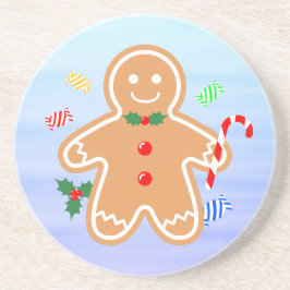 Weihnachtsgebäck Leckerei Gingerbread Man Candy Ca Getränkeuntersetzer