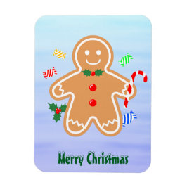 Weihnachtsgebäck Leckerei Gingerbread Man Candy Ca Magnet