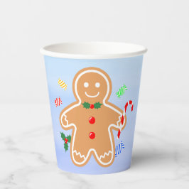 Weihnachtsgebäck Leckerei Gingerbread Man Candy Ca Pappbecher
