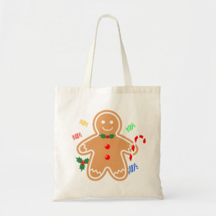 Weihnachtsgebäck Leckerei Gingerbread Man Candy Ca Tragetasche