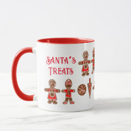Weihnachtsgebäck-Leckereien erhalten Weihnachten Tasse