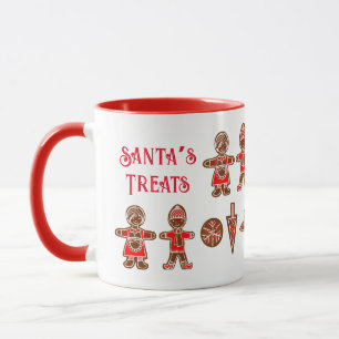 Weihnachtsgebäck-Leckereien erhalten Weihnachten Tasse