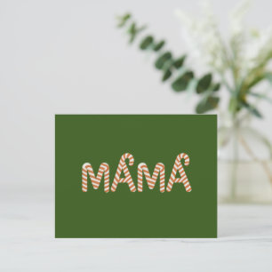 Weihnachtsgebäck Mama Mama Sweater Funny Family Feiertagspostkarte