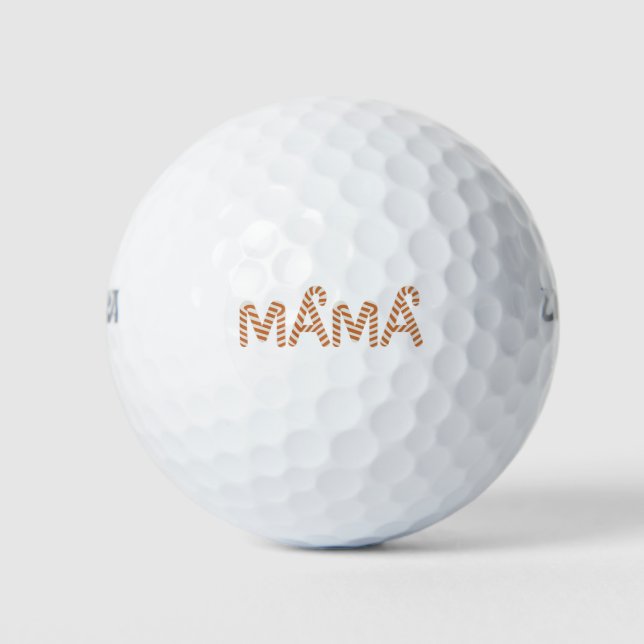 Weihnachtsgebäck Mama Mama Sweater Funny Family Golfball (Vorderseite)