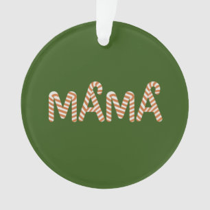 Weihnachtsgebäck Mama Mama Sweater Funny Family Ornament
