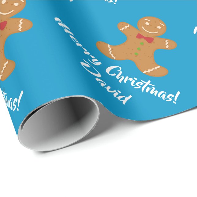 Weihnachtsgebäck Menschenverpackung Geschenkpapier (Rolleneckpunkt)