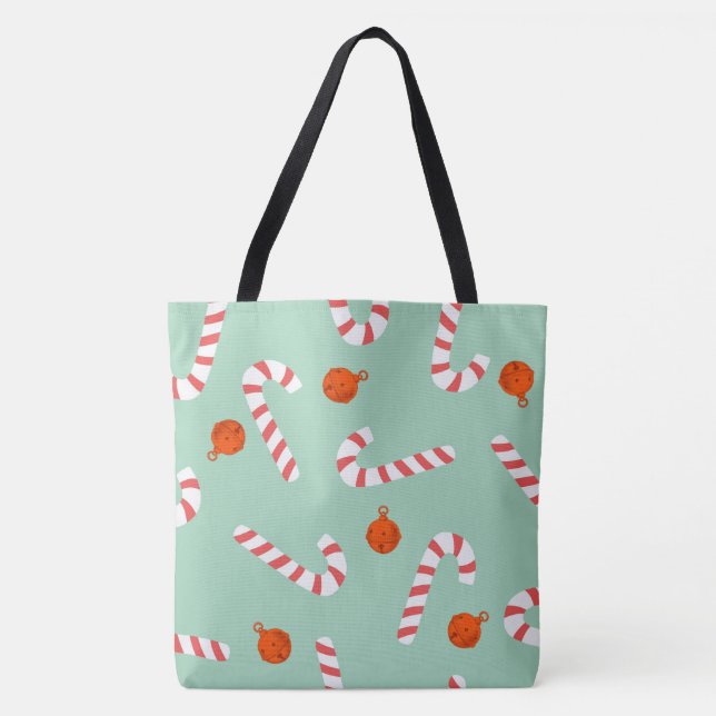 Weihnachtsgebäck mit Candy Cane Tasche (Vorderseite)
