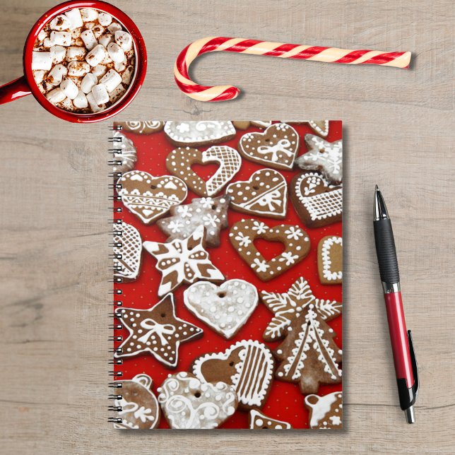 Weihnachtsgebäck Notizblock (Christmas Gingerbread Cookies Notebook)