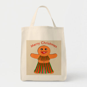 Weihnachtsgebäck Party Gingerbrot Woman Tote Bag Tragetasche