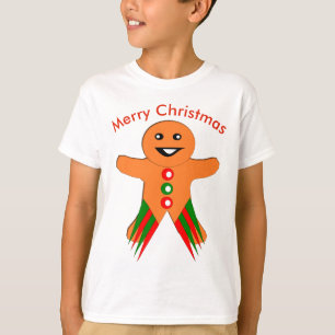 Weihnachtsgebäck Party Lebkuchen Mann Kinder T Shi T-Shirt