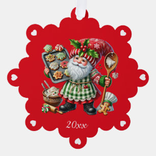 Weihnachtsgebäck Personalisiert Ornament Karte