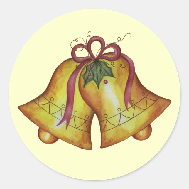 Weihnachtsgebäck Runder Aufkleber (Vorderseite)