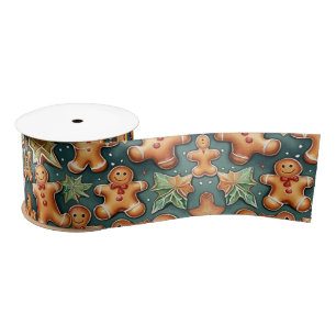 Weihnachtsgebäck Satinband