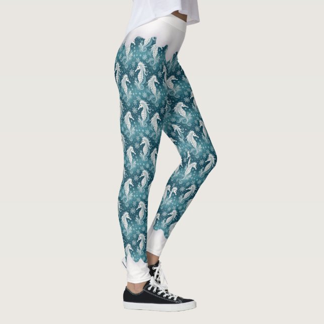 Weihnachtsgebäck & Schneeflocken #13 ID1009 Leggings (Rechts)