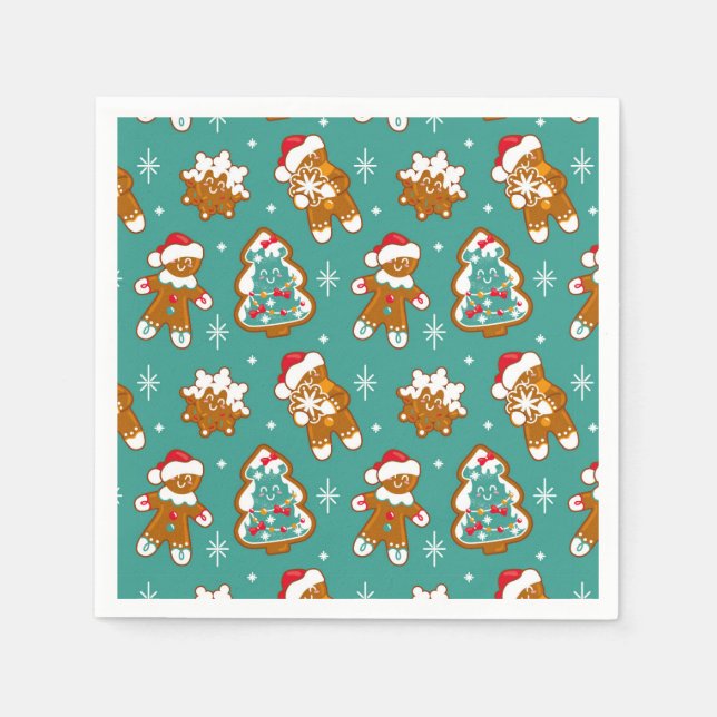 Weihnachtsgebäck Serviette (Vorderseite)