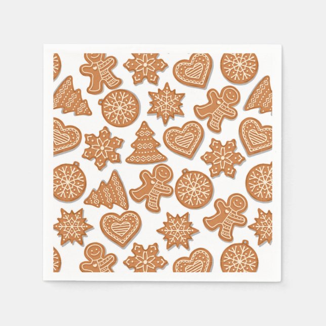 Weihnachtsgebäck Serviette (Vorderseite)