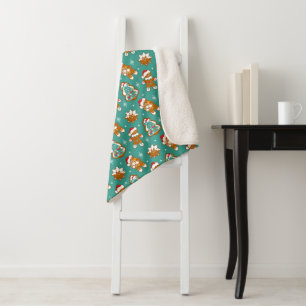 Weihnachtsgebäck Sherpadecke