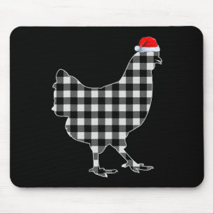 Weihnachtsgebäck Shirt Schwarz-Weiß Buffalo Pl Mousepad