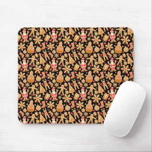 Weihnachtsgebäck & Snowman Gingerbrot Weihnachtske Mousepad