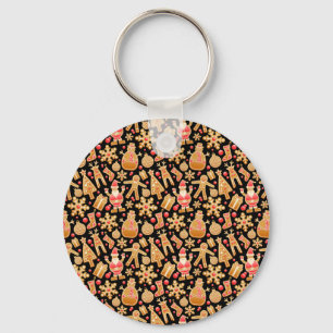 Weihnachtsgebäck & Snowman Gingerbrot Weihnachtske Schlüsselanhänger