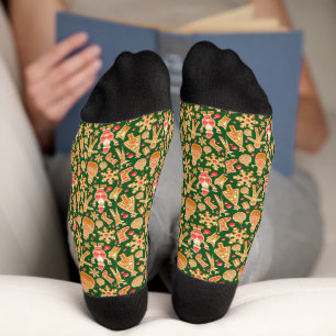 Weihnachtsgebäck & Snowman Gingerbrot Weihnachtske Socken