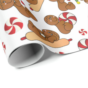 Weihnachtsgebäck Süßer Spaß Geschenkpapier