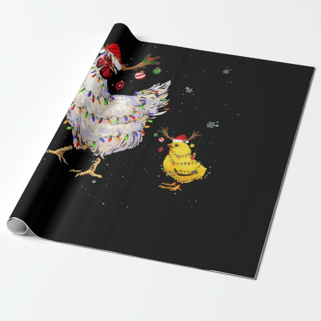 Weihnachtsgebäck T-Shirt Rentiere Weihnachtsbeleuc Geschenkpapier (Ungerollt)