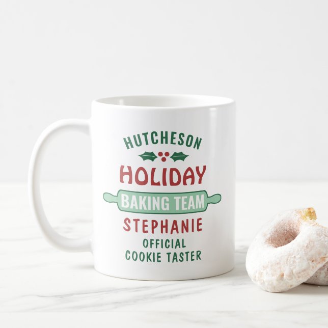 Weihnachtsgebäck Team Weihnachts-Cookie Party Nied Kaffeetasse (Mit Donut)