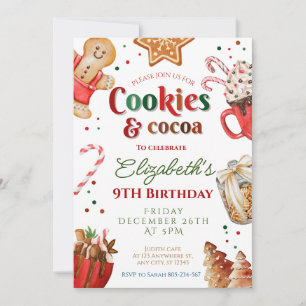 Weihnachtsgebäck und Kakaofest Einladung