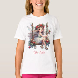 Weihnachtsgebäck Wasserfarbe Kinder T-Shirt